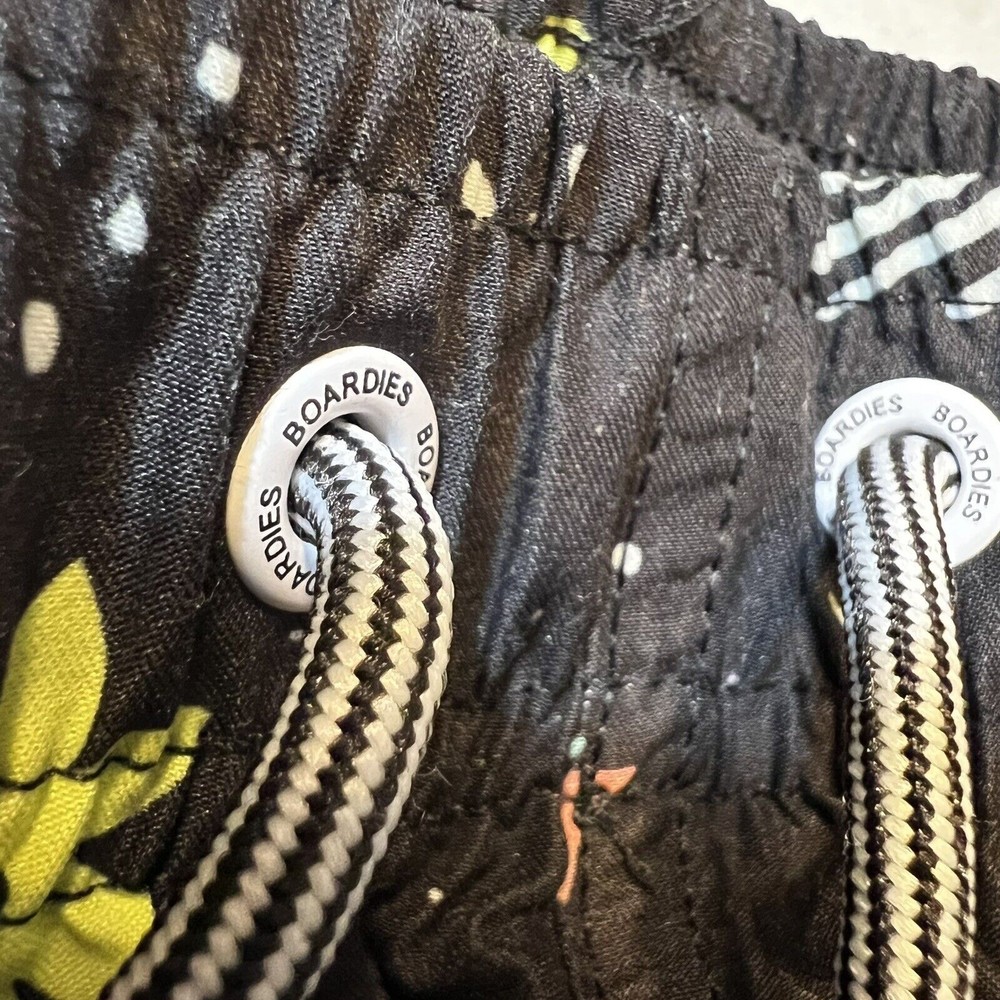 Boardies Black Ocean Print Swim Trunks Men’s S Lined 5.5 Inch Inseam - Picture 4 of 13